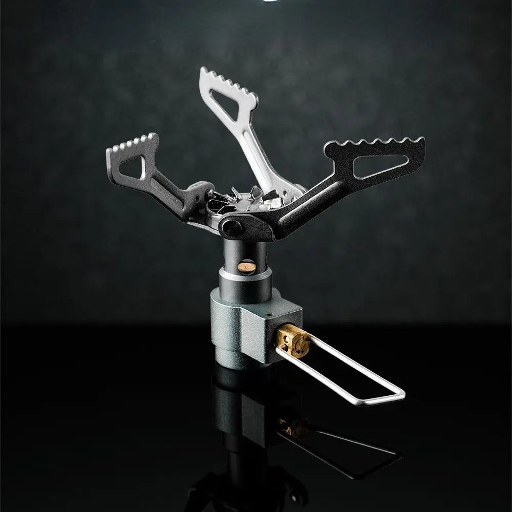 Krosnies sulankstomas žygių dujinis degiklis Mini nešiojama stovyklavietės dujinė viryklė Titano lydinio BRS-3000T kišeninė pikniko viryklė lauke