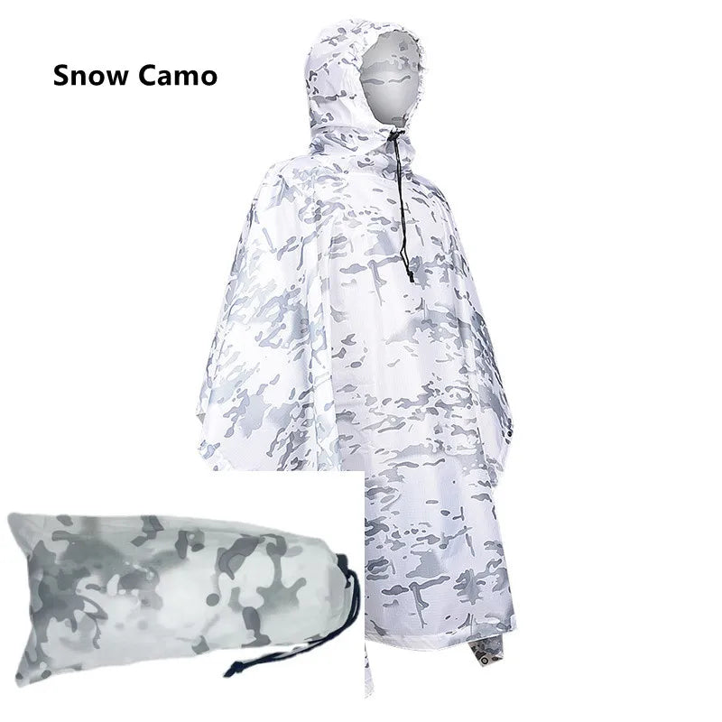 Nepralaidūs lietpalčiai, moteriški/vyriški Jungle Rain Poncho