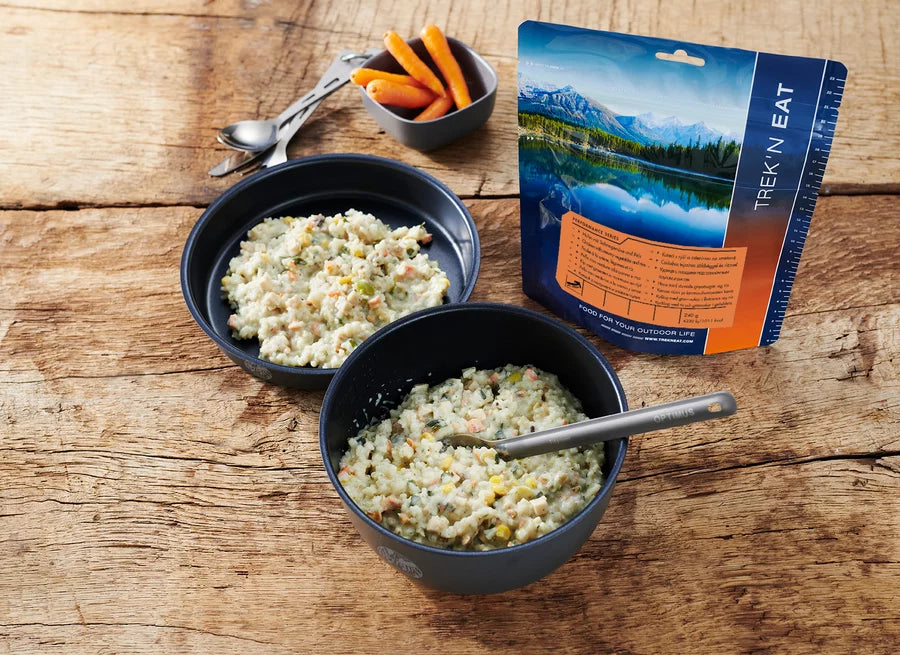 TREK'N EAT vištiena su kreminėmis daržovėmis + ryžiais PS1000+