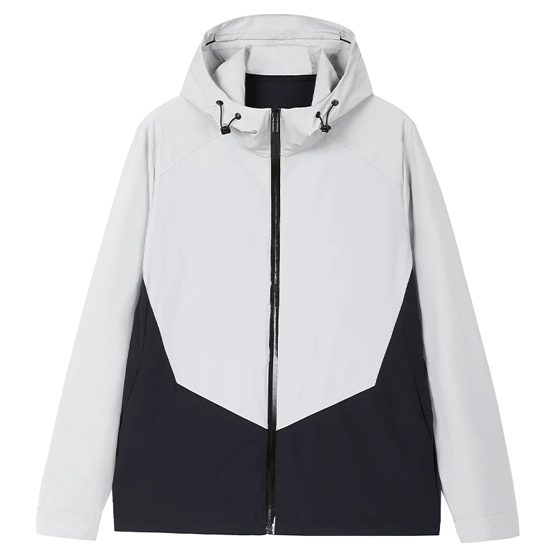 Kempingo vandeniui atspari Soft Shell striukė Lengvas paltas su gobtuvu, skirtas žygiams lauke