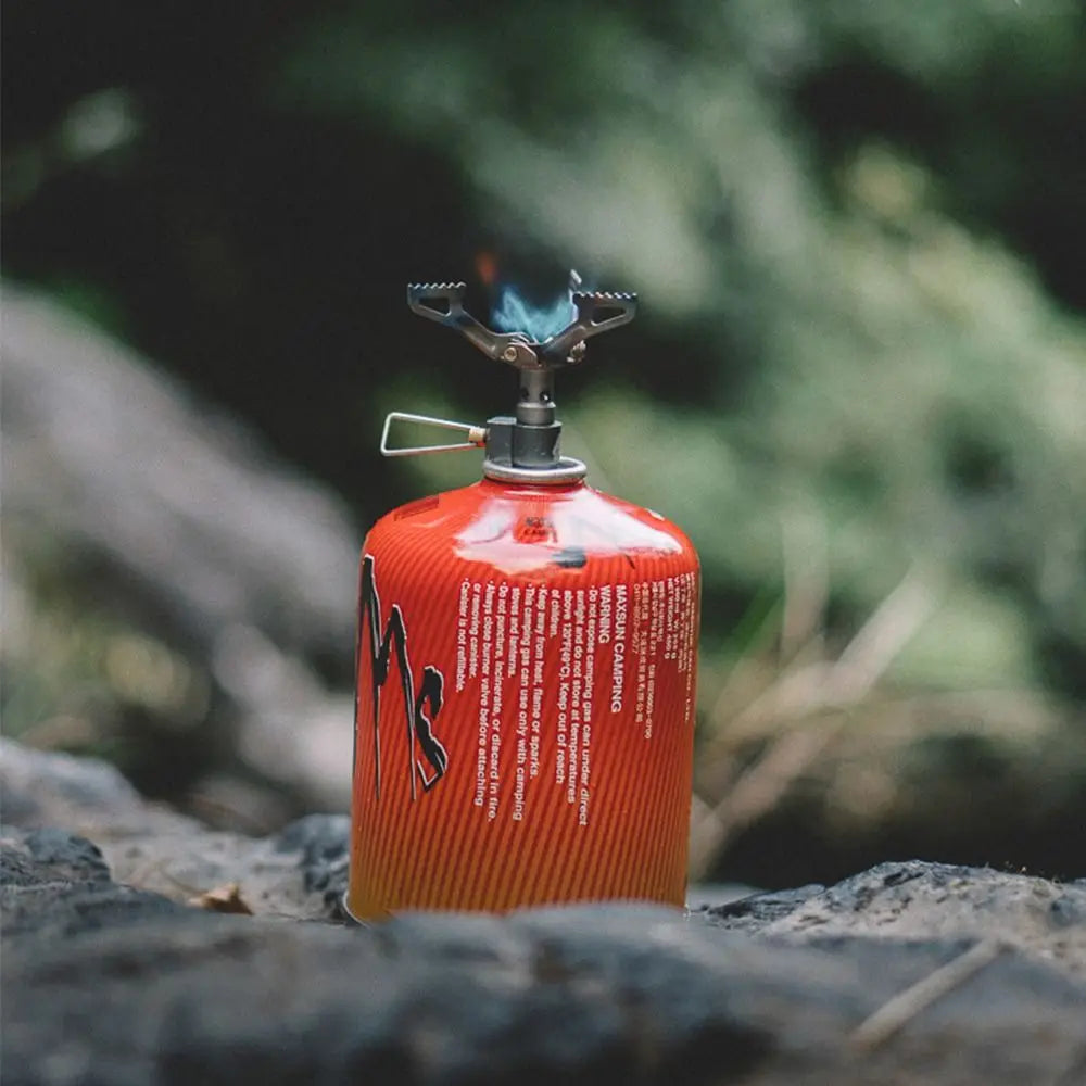 Krosnies sulankstomas žygių dujinis degiklis Mini nešiojama stovyklavietės dujinė viryklė Titano lydinio BRS-3000T kišeninė pikniko viryklė lauke