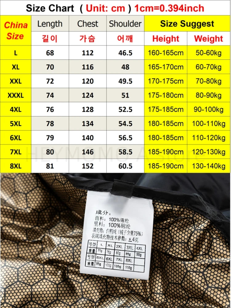 Žieminė vyriška pūkinė striukė, baltas ančių pūkų paminkštintas lengvas paltas