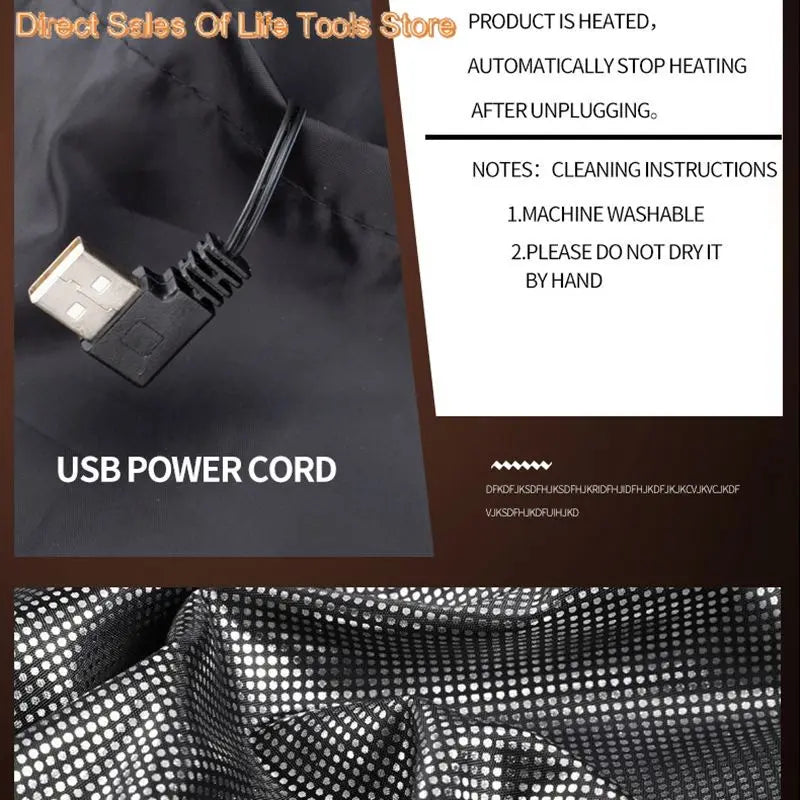 9 zonos Elektra šildoma terminė liemenė