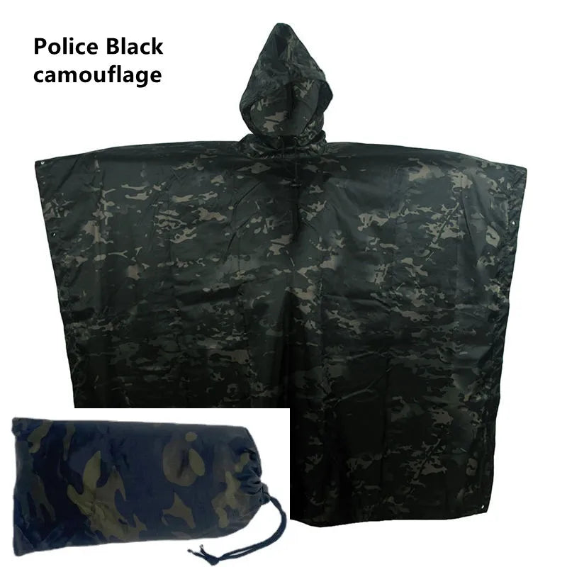 Nepralaidūs lietpalčiai, moteriški/vyriški Jungle Rain Poncho