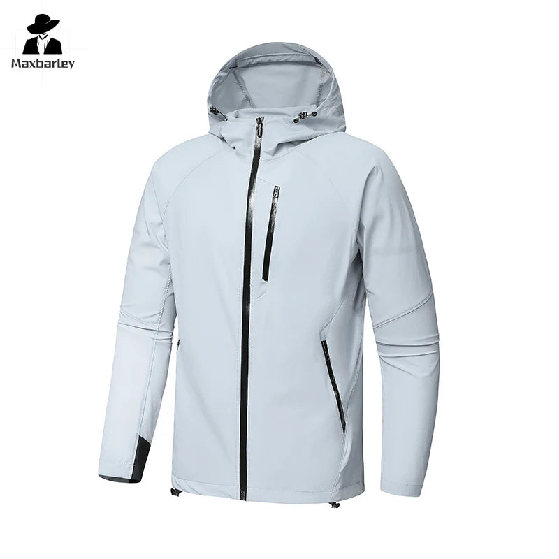 Žygio kempingo striukė Vyriška, vandeniui atspari, funkcionali funkcionali Soft Shell striukė