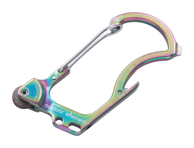 Lauko elementas 9637554 Firebiner 6-in-1 Flint Multi-Tool Carabiner S