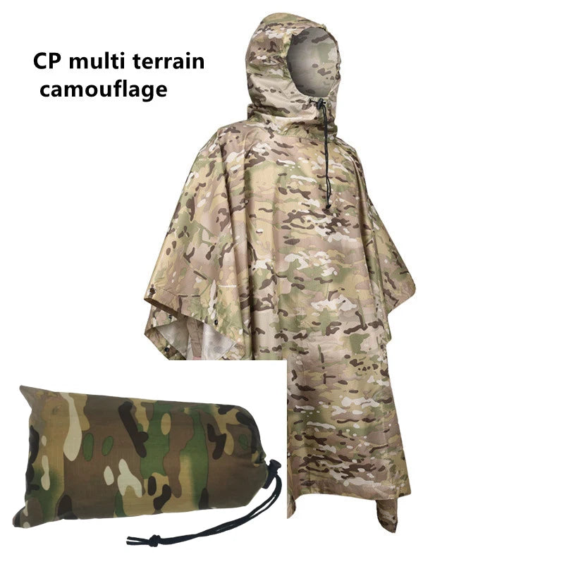 Nepralaidūs lietpalčiai, moteriški/vyriški Jungle Rain Poncho