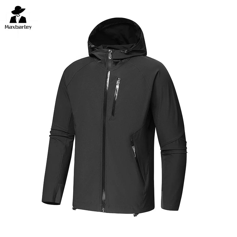 Žygio kempingo striukė Vyriška, vandeniui atspari, funkcionali funkcionali Soft Shell striukė