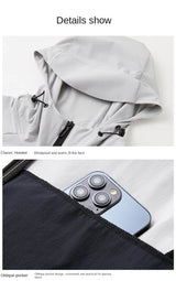 Kempingo vandeniui atspari Soft Shell striukė Lengvas paltas su gobtuvu, skirtas žygiams lauke 